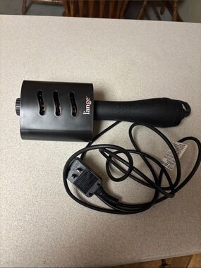 Lange Black Hair Dryer Styling Brush with Cord